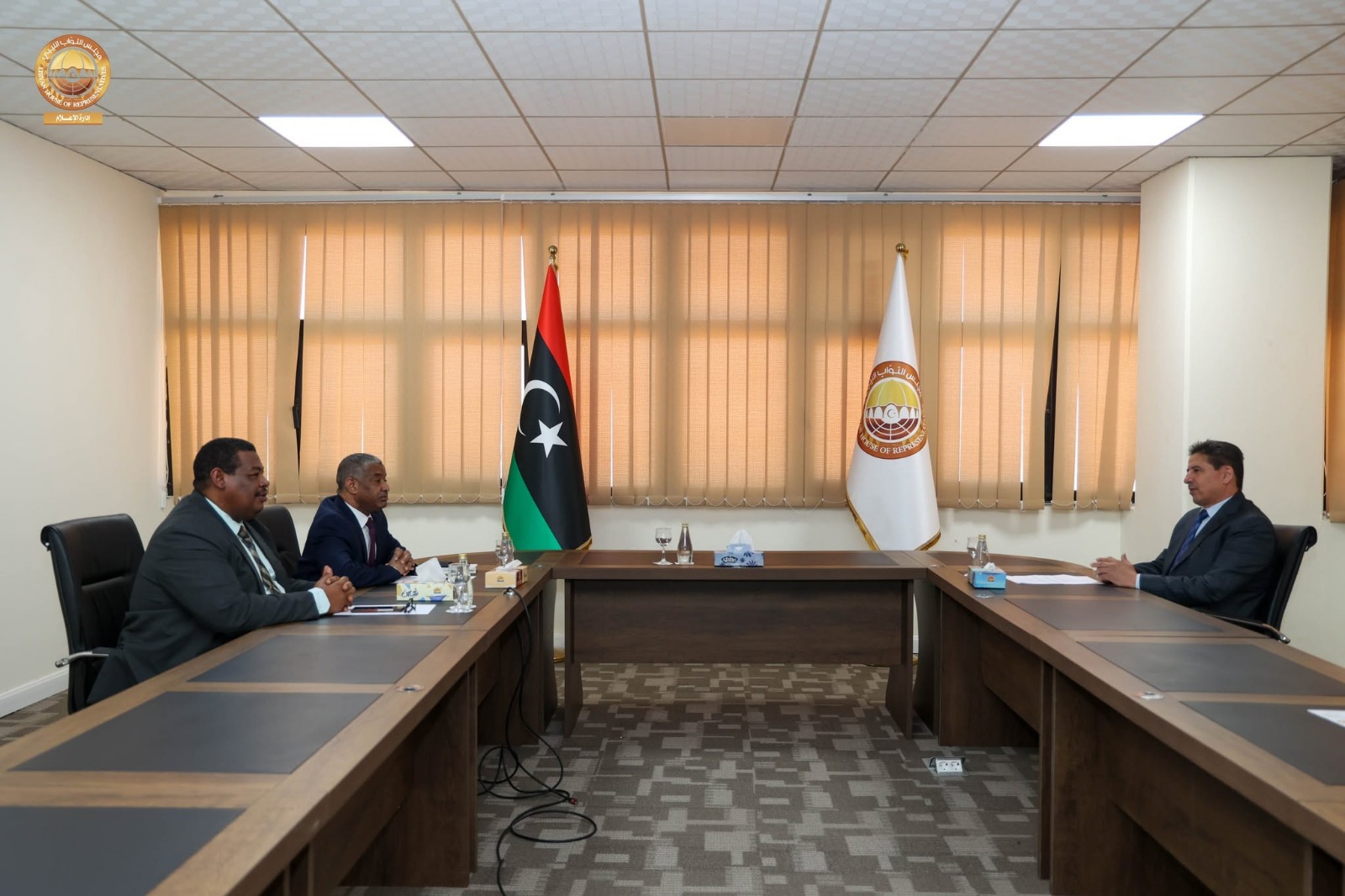 العقوري يستقبل القنصل السوداني لبحث أوضاع النازحين وتعزيز التعاون الليبي السوداني
