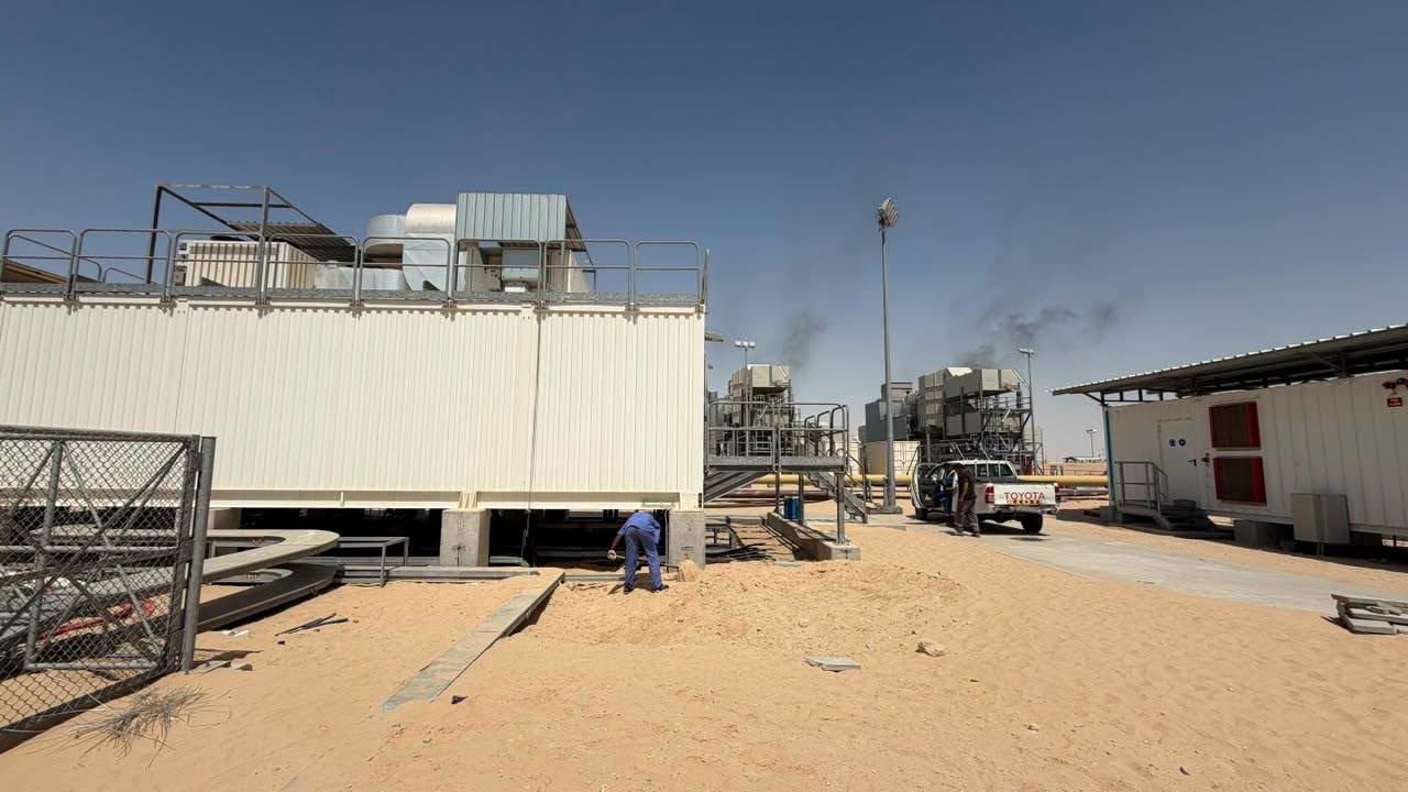 حقل السرير النفطي يدشن مشروع Q17 لرفع كفاءة L63 والإنتاج بـ 36 ميجاوات