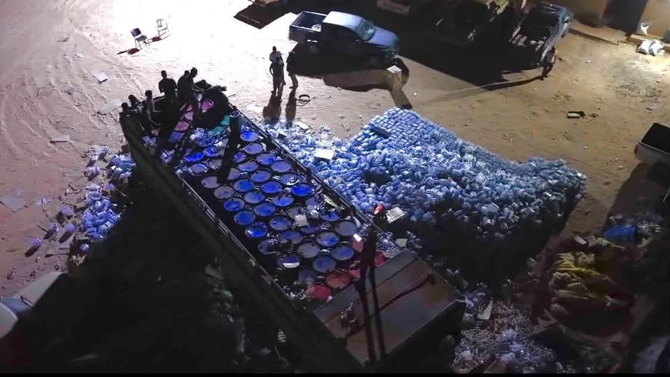 لجنة إعادة تنظيم المدن برئاسة اللواء جمال العمامي تحذر من استخدام شاحنات المواد الغذائية في تهريب الوقود