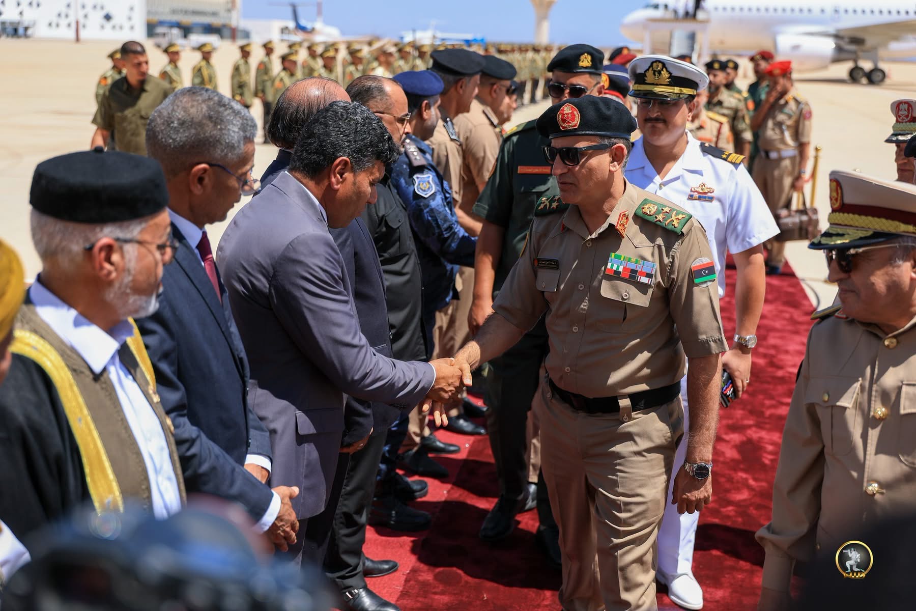 الفريق صلاح الدين النمروش يصل إلى سرت للقاء رئيس الأركان العامة للقوات المسلحة الفريق أول ركن خالد حفتر