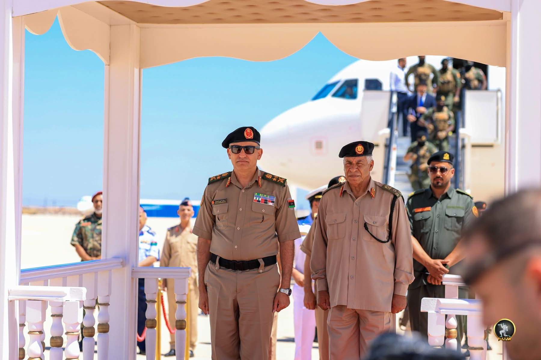الفريق صلاح الدين النمروش يصل إلى سرت للقاء رئيس الأركان العامة للقوات المسلحة الفريق أول ركن خالد حفتر