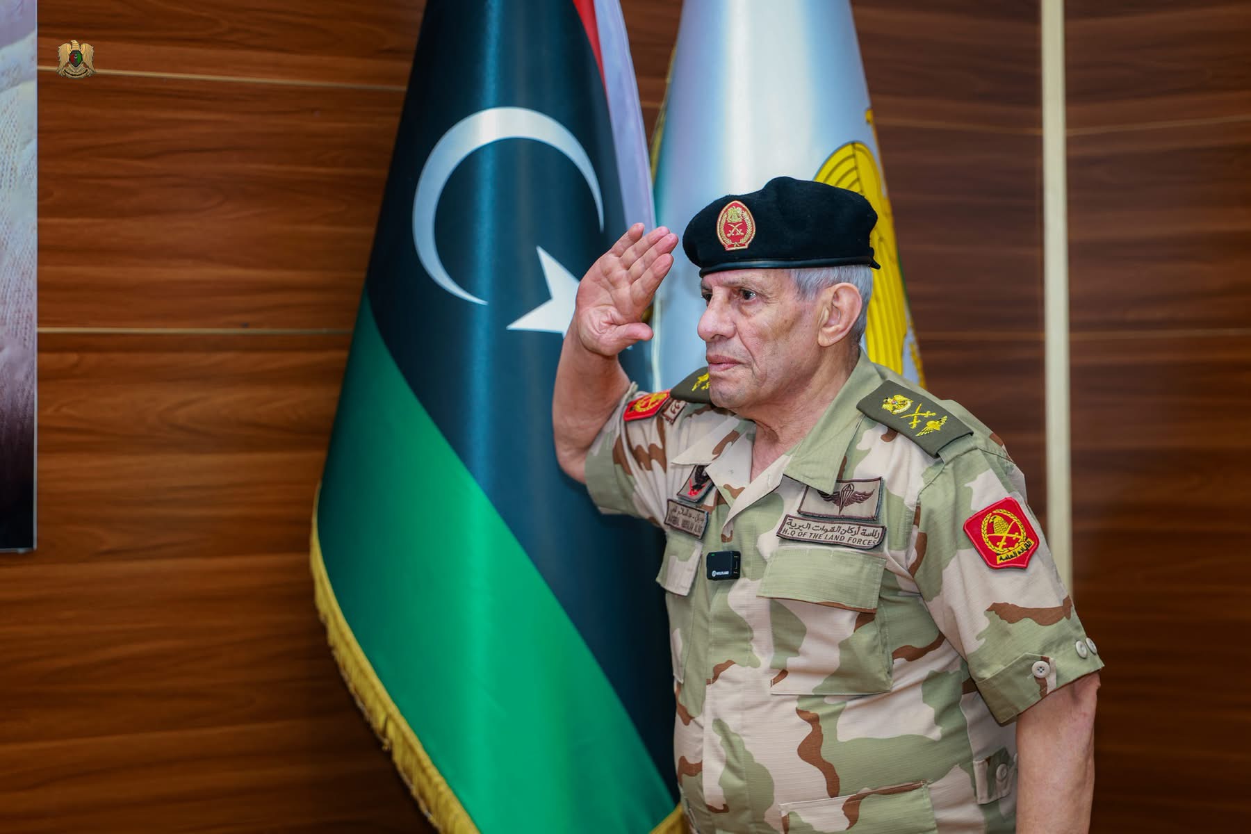 نائب القائد العام للقوات المسلحة الفريق أول ركن صدام حفتر يتابع جاهزية الوحدات العسكرية بالمنطقة الجنوبية