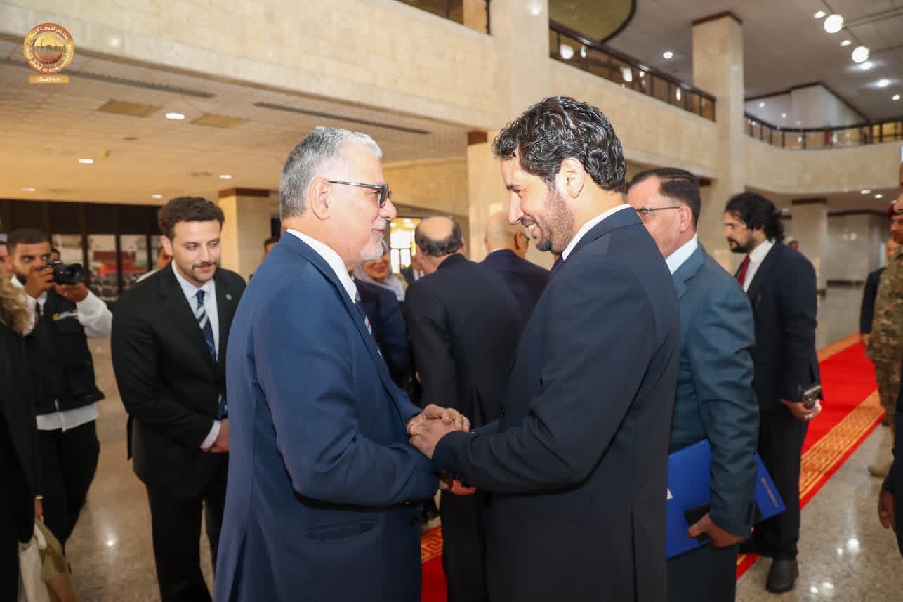المستشار عقيله صالح يستقبل رئيس الجمعية البرلمانية للمتوسط والوفد المرافق له في بنغازي