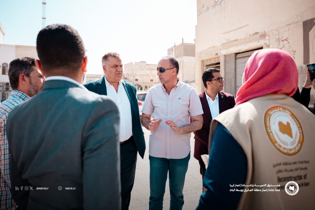 لجنة إعادة إعمار الصابري ووسط البلاد تُجري جولة ميدانية مع شركة المقاولون العرب المصرية لمتابعة مشاريع  التطوير