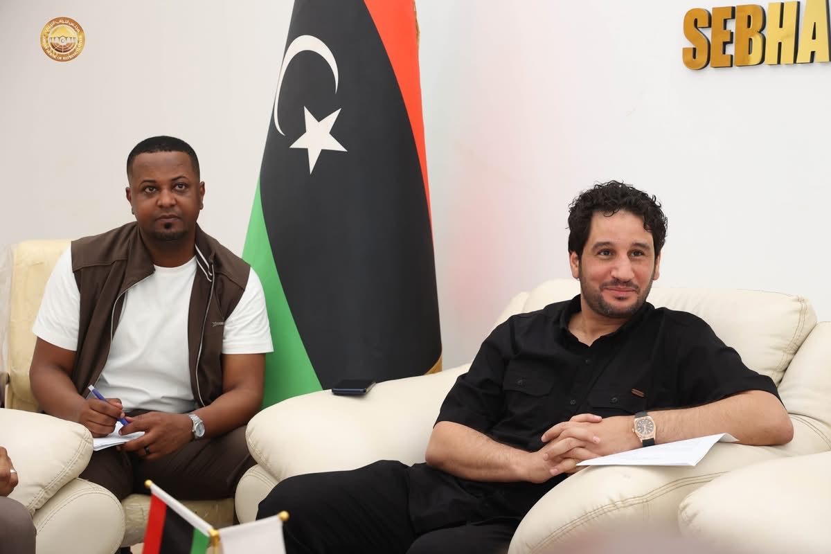 النائب الثاني لرئيس مجلس النواب مصباح دومه يطلق مشروع "الجنوب ينهض" من سبها