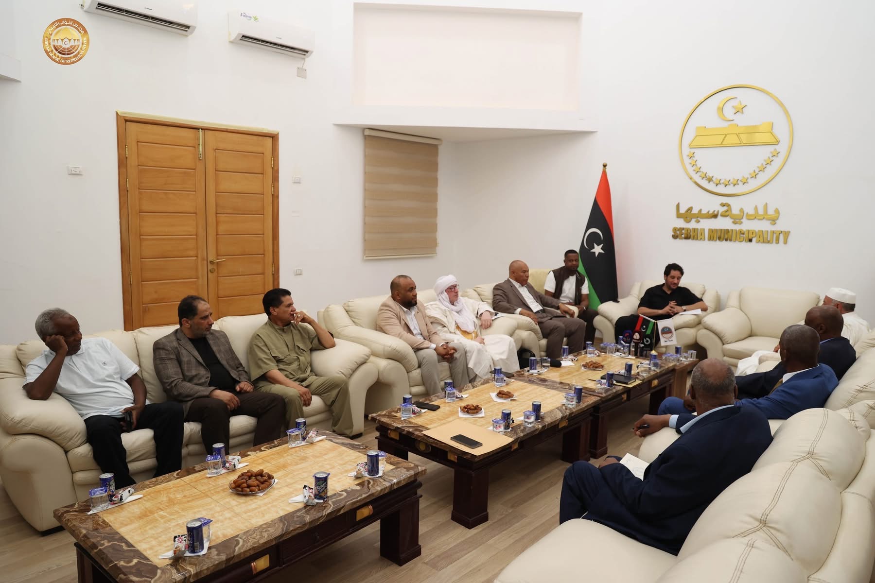 النائب الثاني لرئيس مجلس النواب مصباح دومه يطلق مشروع "الجنوب ينهض" من سبها
