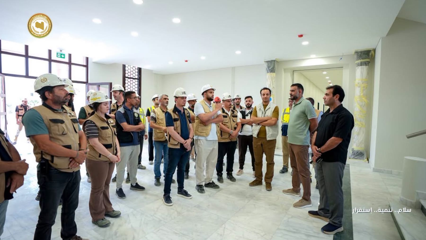 مدير عام صندوق التنمية وإعادة إعمار ليبيا يتابع تطوير مرافق جامعة عمر المختار بالبيضاء