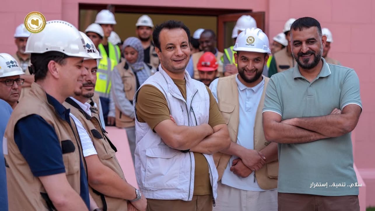 مدير عام صندوق التنمية وإعادة إعمار ليبيا يتابع تطوير مرافق جامعة عمر المختار بالبيضاء