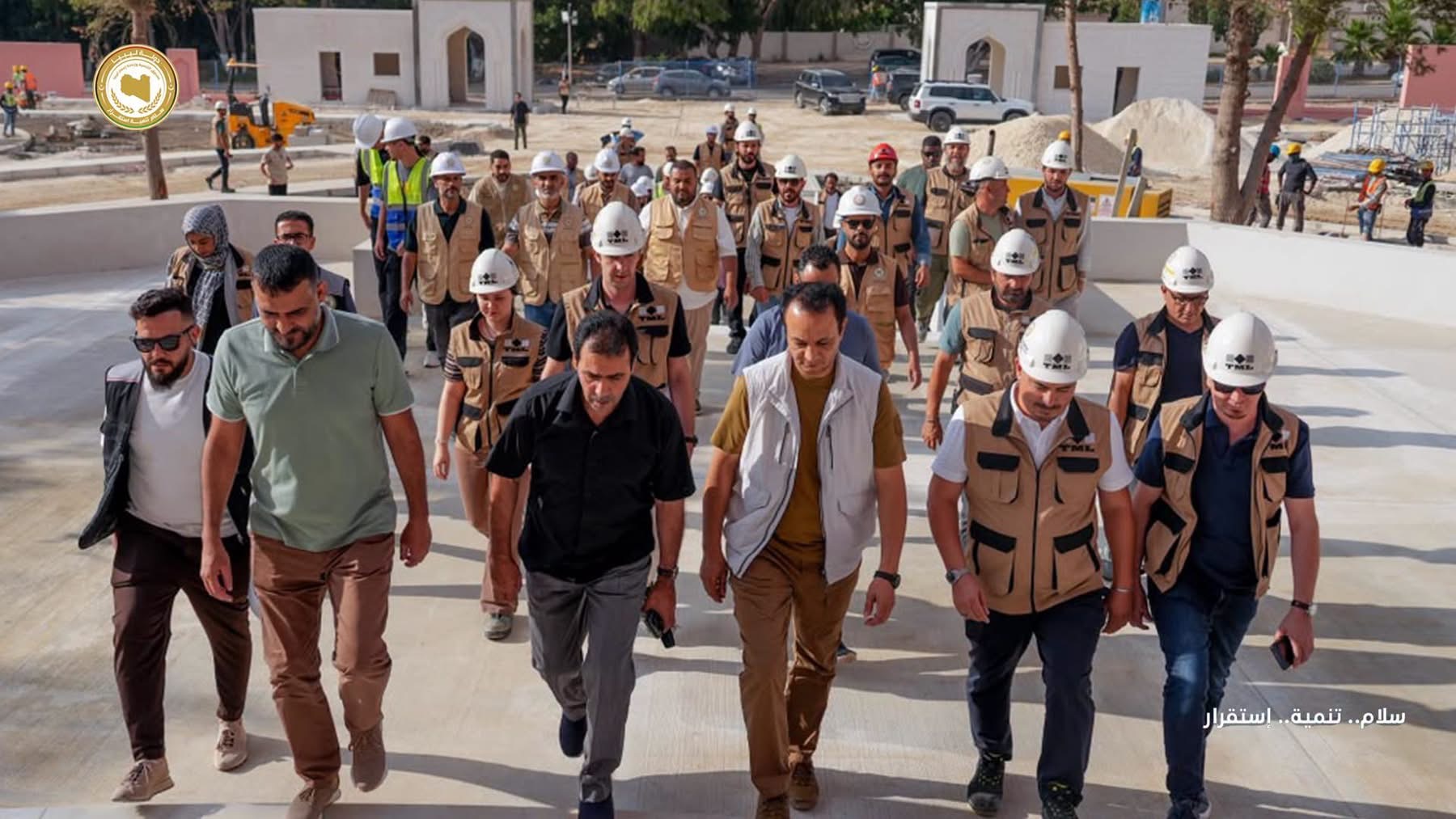 مدير عام صندوق التنمية وإعادة إعمار ليبيا يتابع تطوير مرافق جامعة عمر المختار بالبيضاء