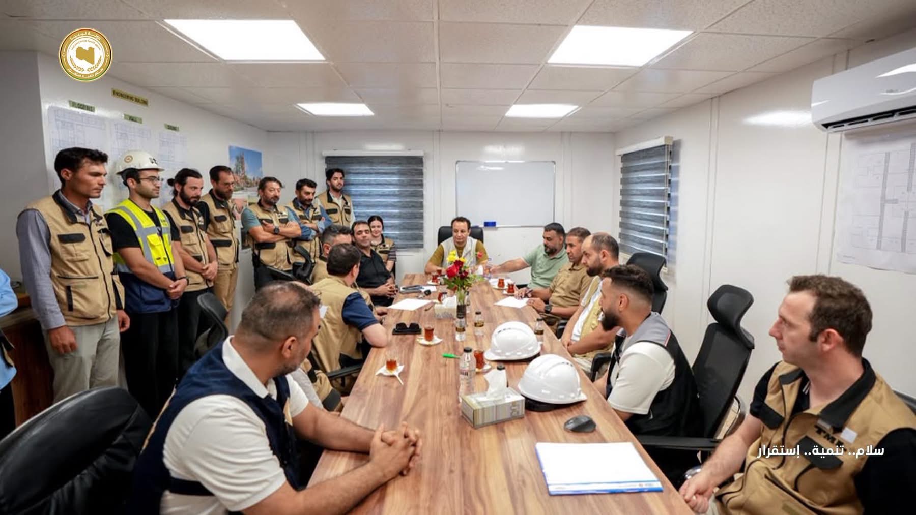 مدير عام صندوق التنمية وإعادة إعمار ليبيا يتابع تطوير مرافق جامعة عمر المختار بالبيضاء