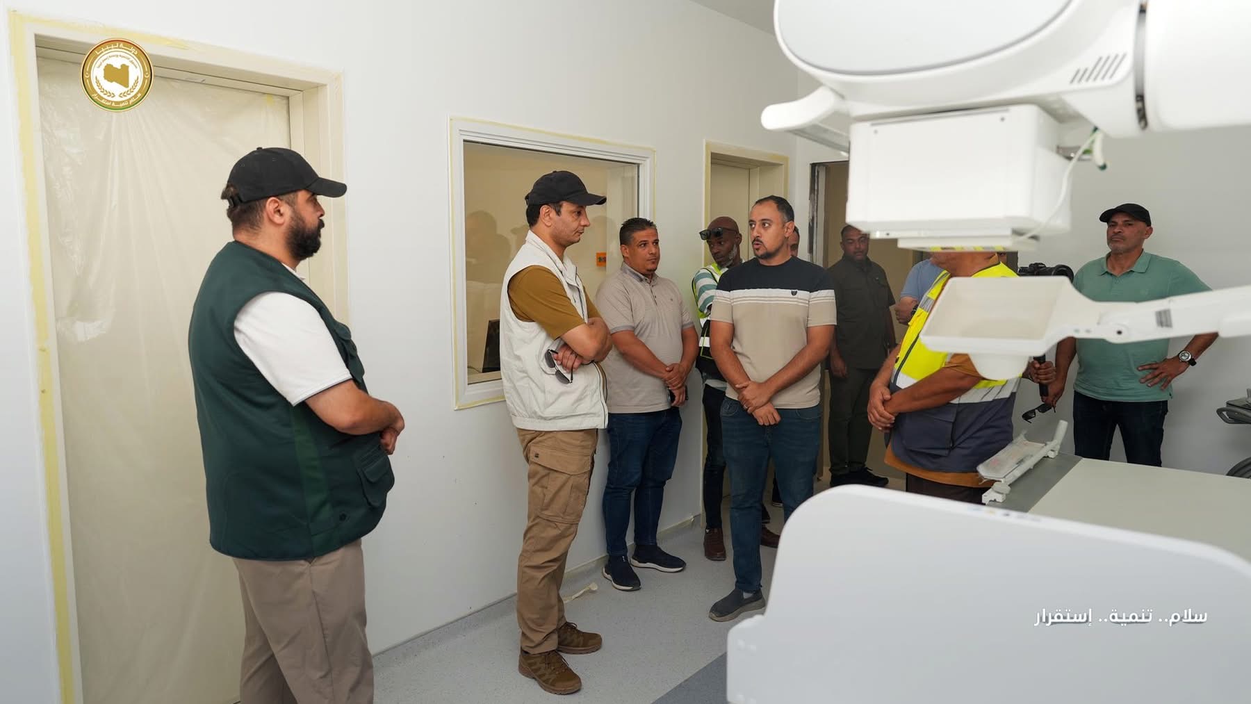 مدير عام صندوق التنمية وإعادة إعمار ليبيا يتابع المراحل النهائية لمشروع صيانة وتطوير مستشفى المرج التعليمي