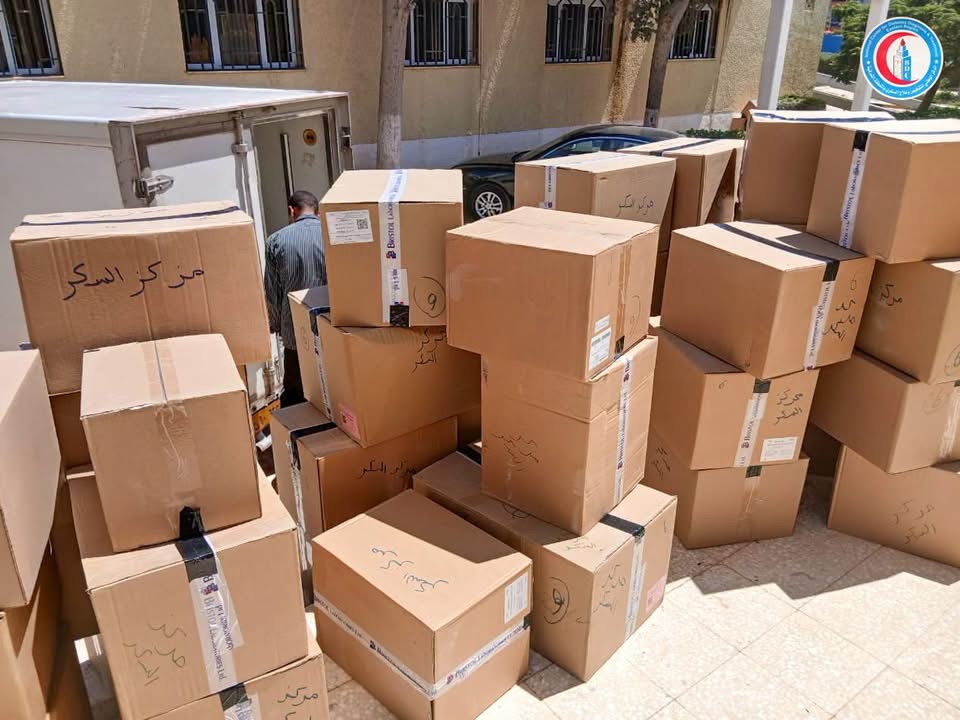 المركز الوطني لتشخيص وعلاج السكري بالمنطقة الشرقية يستلم شحنة مساعدات طبية من منظمة الإغاثة الدولية