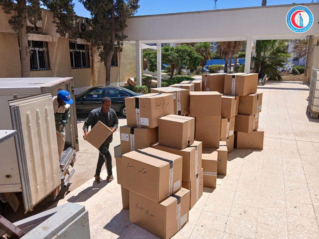 المركز الوطني لتشخيص وعلاج السكري بالمنطقة الشرقية يستلم شحنة مساعدات طبية من منظمة الإغاثة الدولية