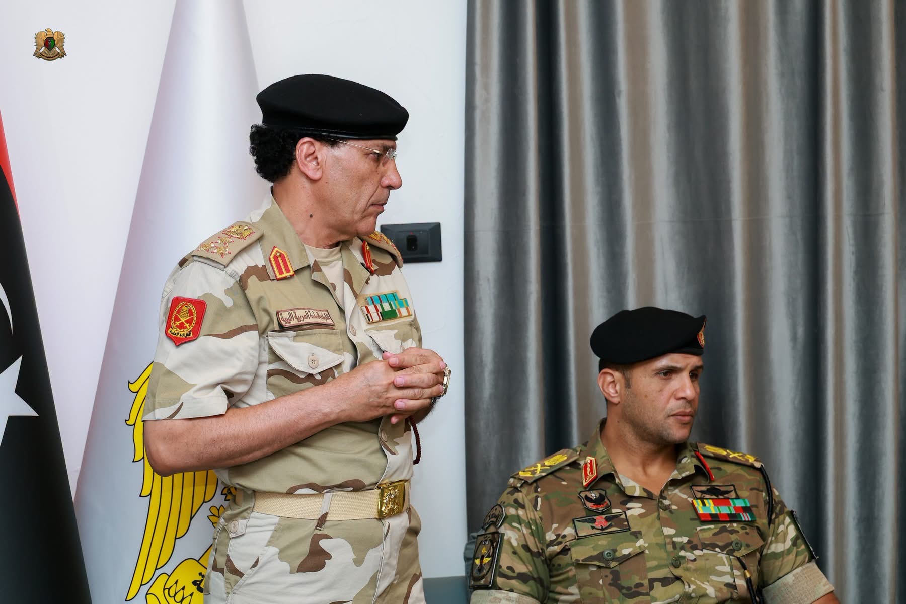 نائب القائد العام للقوات المسلحة الفريق أول ركن صدام حفتر يتفقد المنطقة العسكرية الجنوبية ويشدد على حماية الحدود