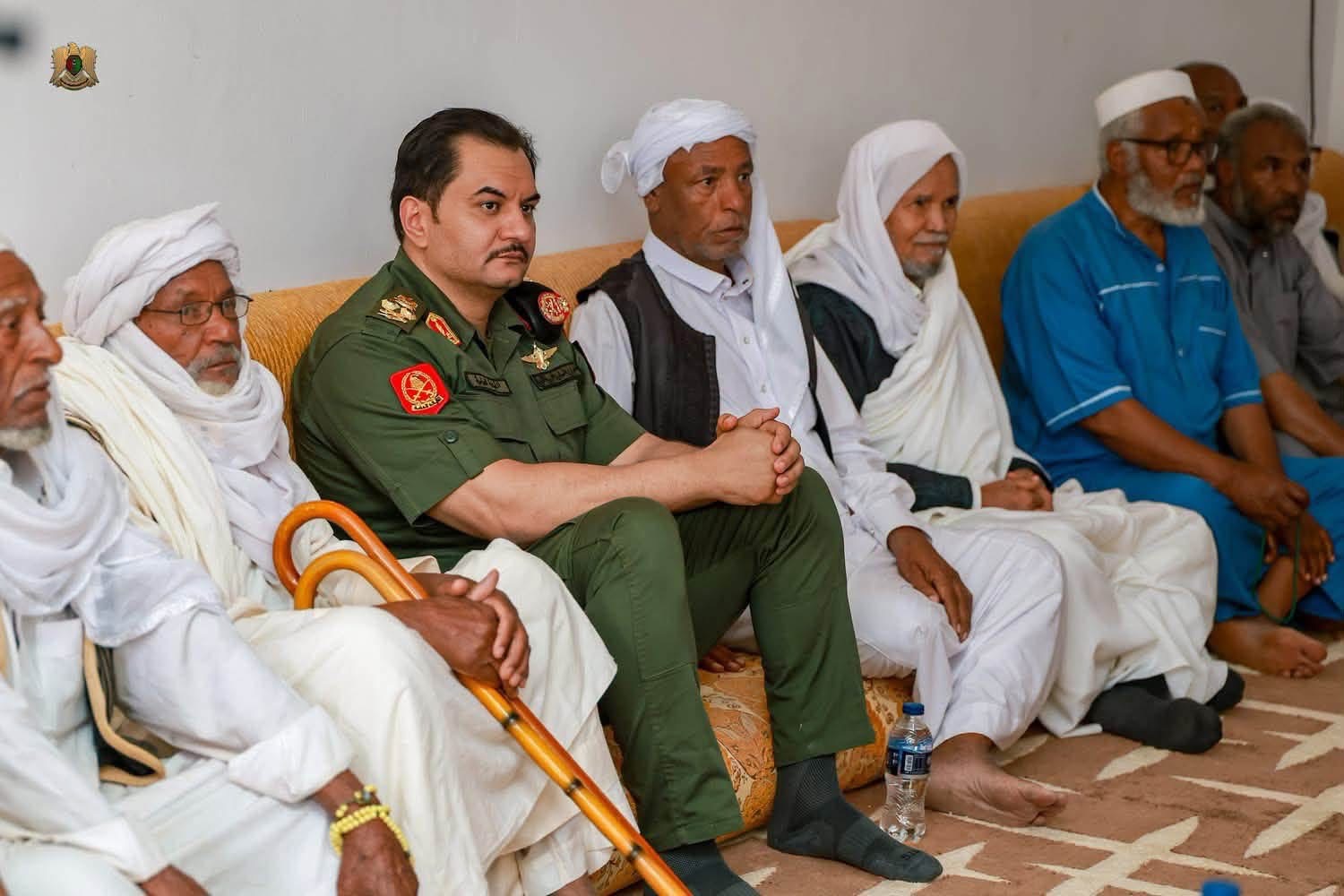 نائب القائد العام للقوات المسلحة  الفريق أول ركن صدام حفتر يؤكد أولوية تنمية الجنوب واستكمال مشاريع الإعمار