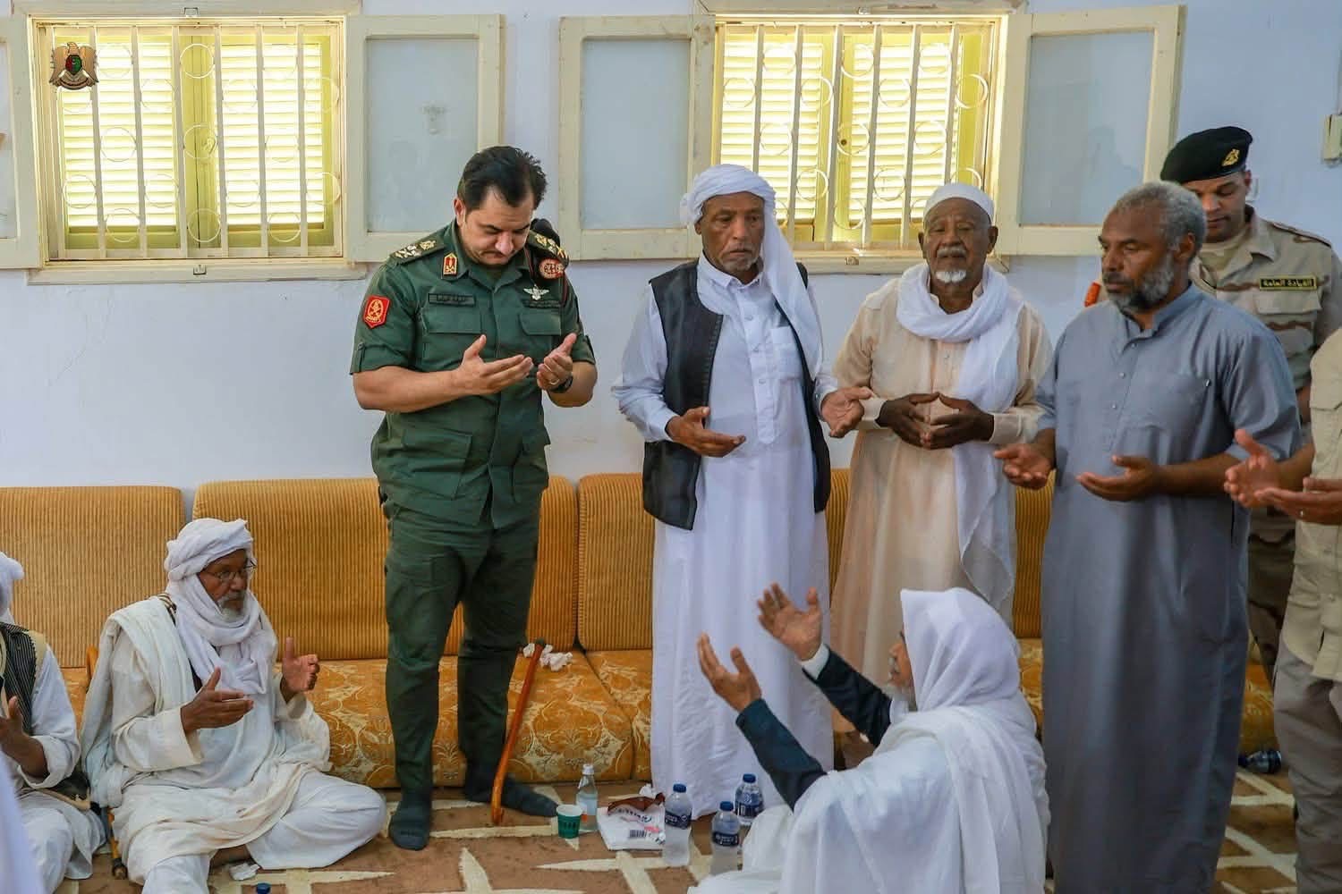 نائب القائد العام للقوات المسلحة  الفريق أول ركن صدام حفتر يؤكد أولوية تنمية الجنوب واستكمال مشاريع الإعمار