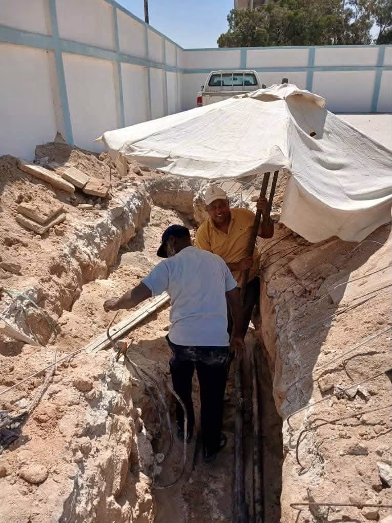 إعادة التغذية لكابل «النهر» وتحسين توزيع الأحمال في مناطق وسط بنغازي