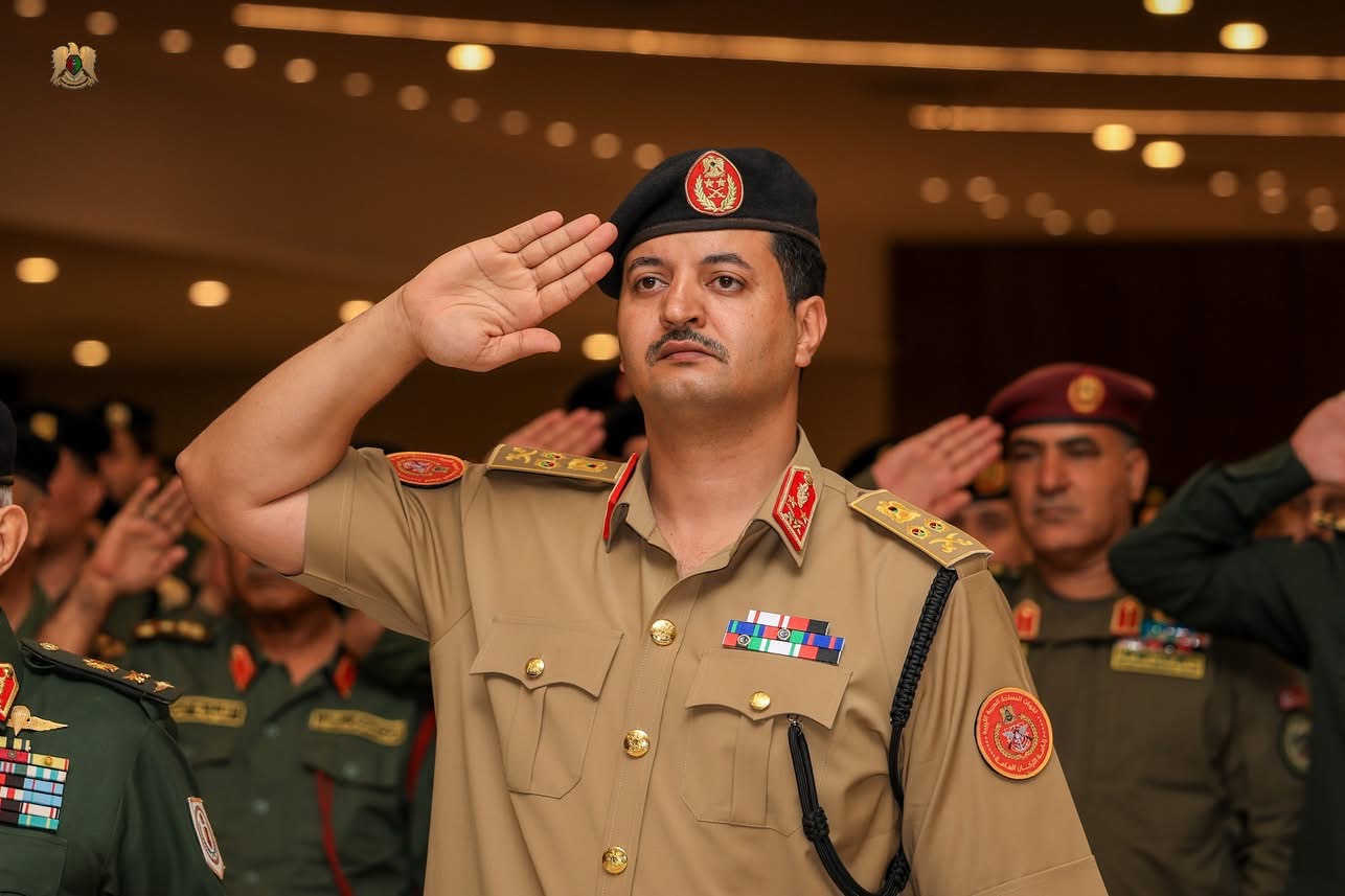 القائد العام للقوات المسلحة المشير اركان حرب خليفة أبو القاسم حفتر يشارك في احتفالية الذكرى الـ86 لتأسيس الجيش الليبي