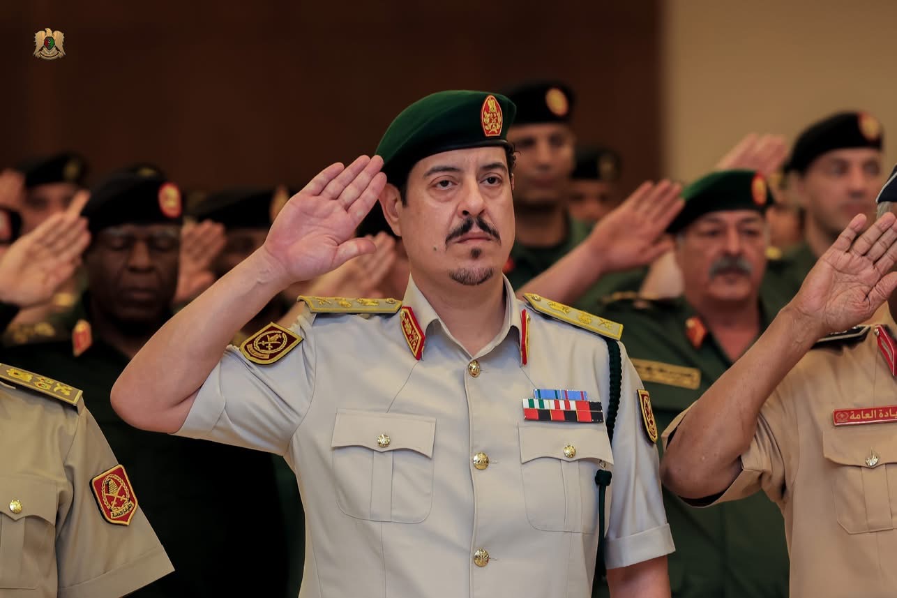 القائد العام للقوات المسلحة المشير اركان حرب خليفة أبو القاسم حفتر يشارك في احتفالية الذكرى الـ86 لتأسيس الجيش الليبي