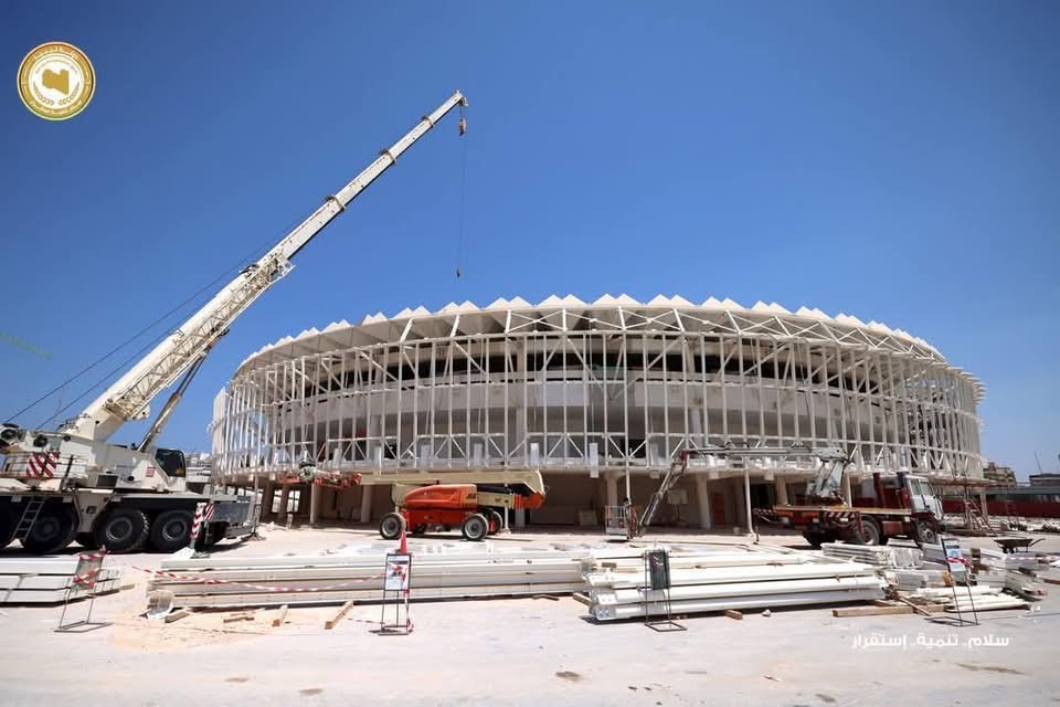 المدينة الرياضية ببنغازي.. صرح رياضي جديد يقترب من الاكتمال