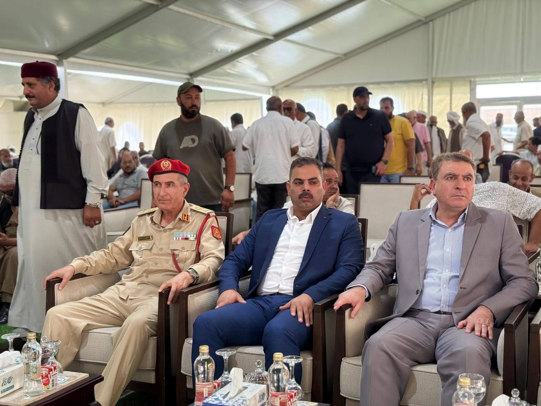 وفد عسكري أردني يقدم واجب العزاء لأسرة الفريق فوزي المنصوري