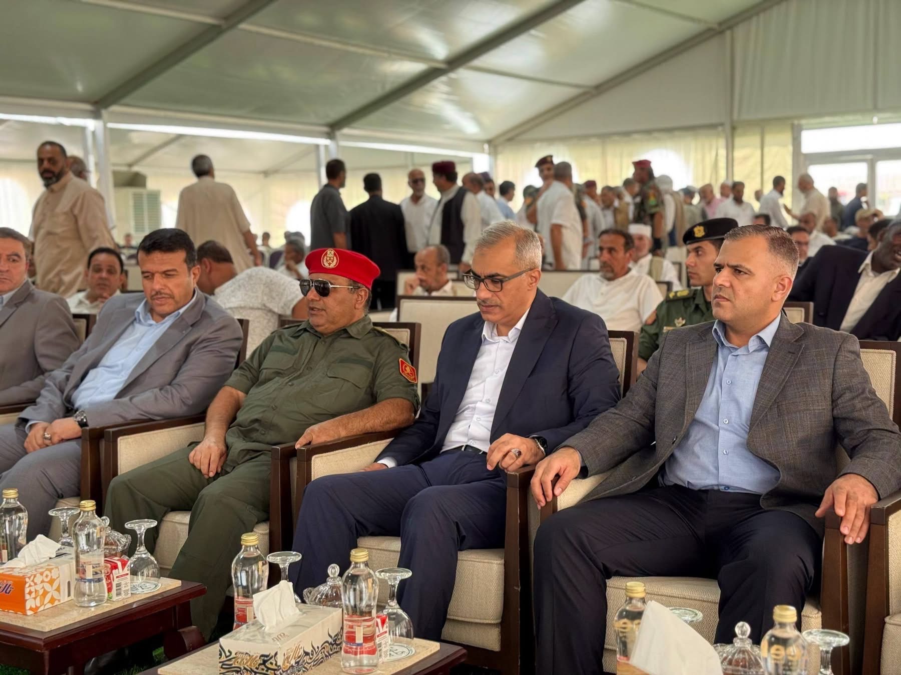 وفد عسكري أردني يقدم واجب العزاء لأسرة الفريق فوزي المنصوري