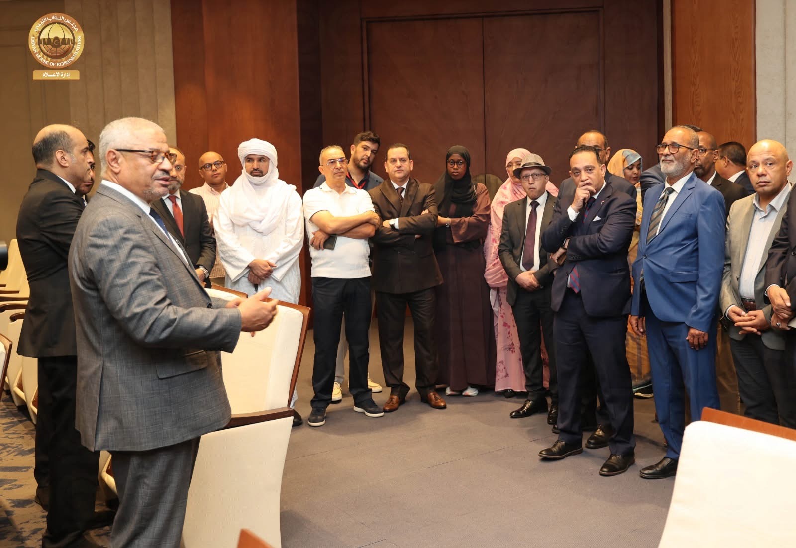 ديوان مجلس النواب يستقبل وفدًا برلمانيًا مشاركًا في المؤتمر الإقليمي ببنغازي