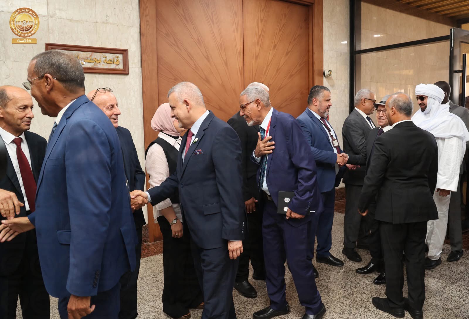 ديوان مجلس النواب يستقبل وفدًا برلمانيًا مشاركًا في المؤتمر الإقليمي ببنغازي