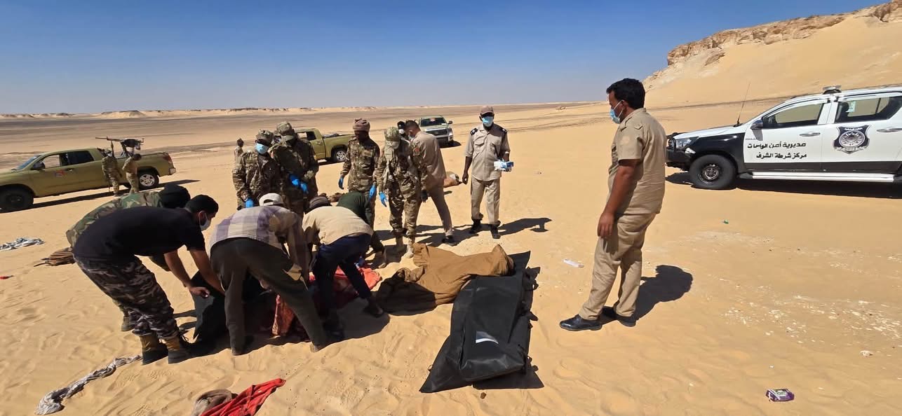 العثور على 6 جثامين لمهاجرين غير نظاميين قرب موقع النهر الصناعي غرب جالو