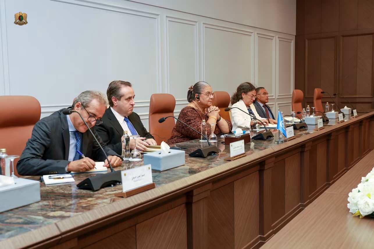 القائد العام المكلف الفريق اول ركن صدام حفتر يبحث مع البعثة الأممية مستجدات اتفاق (4+4) وتوحيد المؤسسات