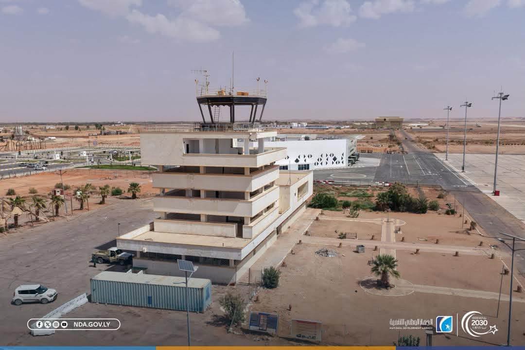 مطار سبها الدولي يشهد أعمال تطوير وصيانة لتعزيز جاهزيته