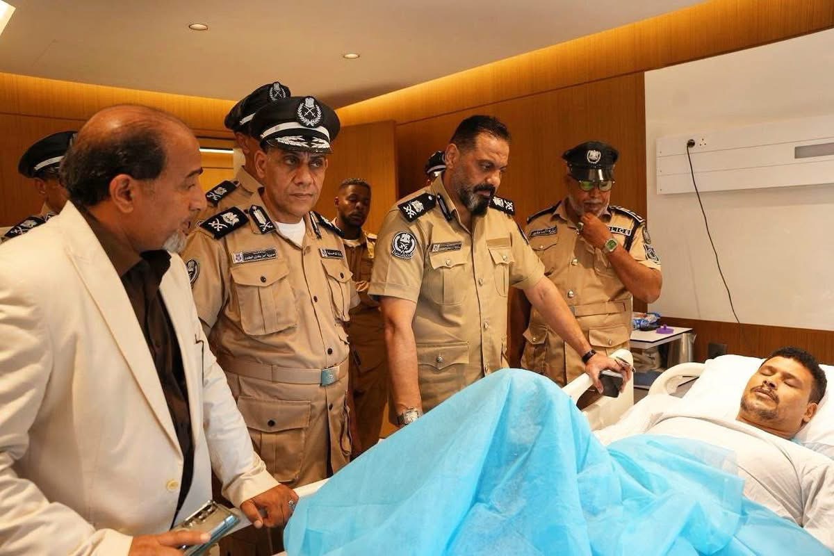 مدير أمن بنغازي الكبرى يتابع الحالة الصحية للنقيب عمر الفاخري