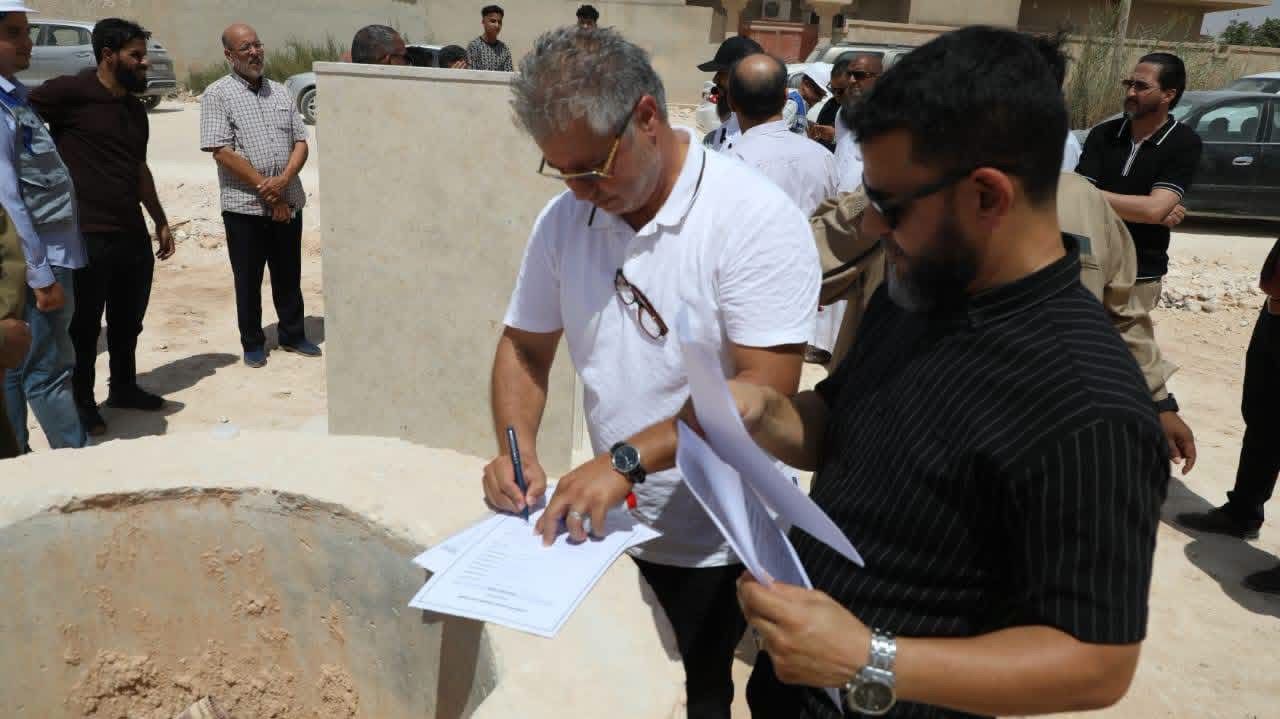 التضامن الاجتماعي ببنغازي يضع حجر الأساس لإنشاء مركز لتعليم وتأهيل أطفال التوحد بسلوق