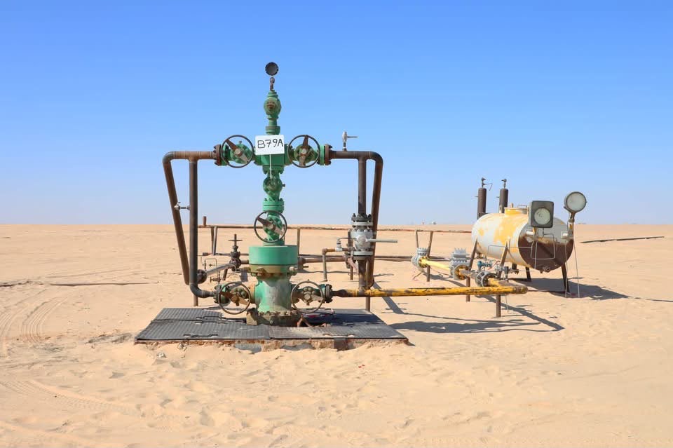 مسعود سليمان يهنئ «الهروج» بنجاح تشغيل البئر (B79A) بحقل آمال