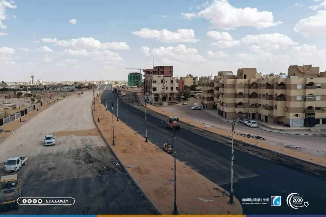 تواصل أعمال تطوير شارع جمال عبدالناصر وجسر بطل العبور
