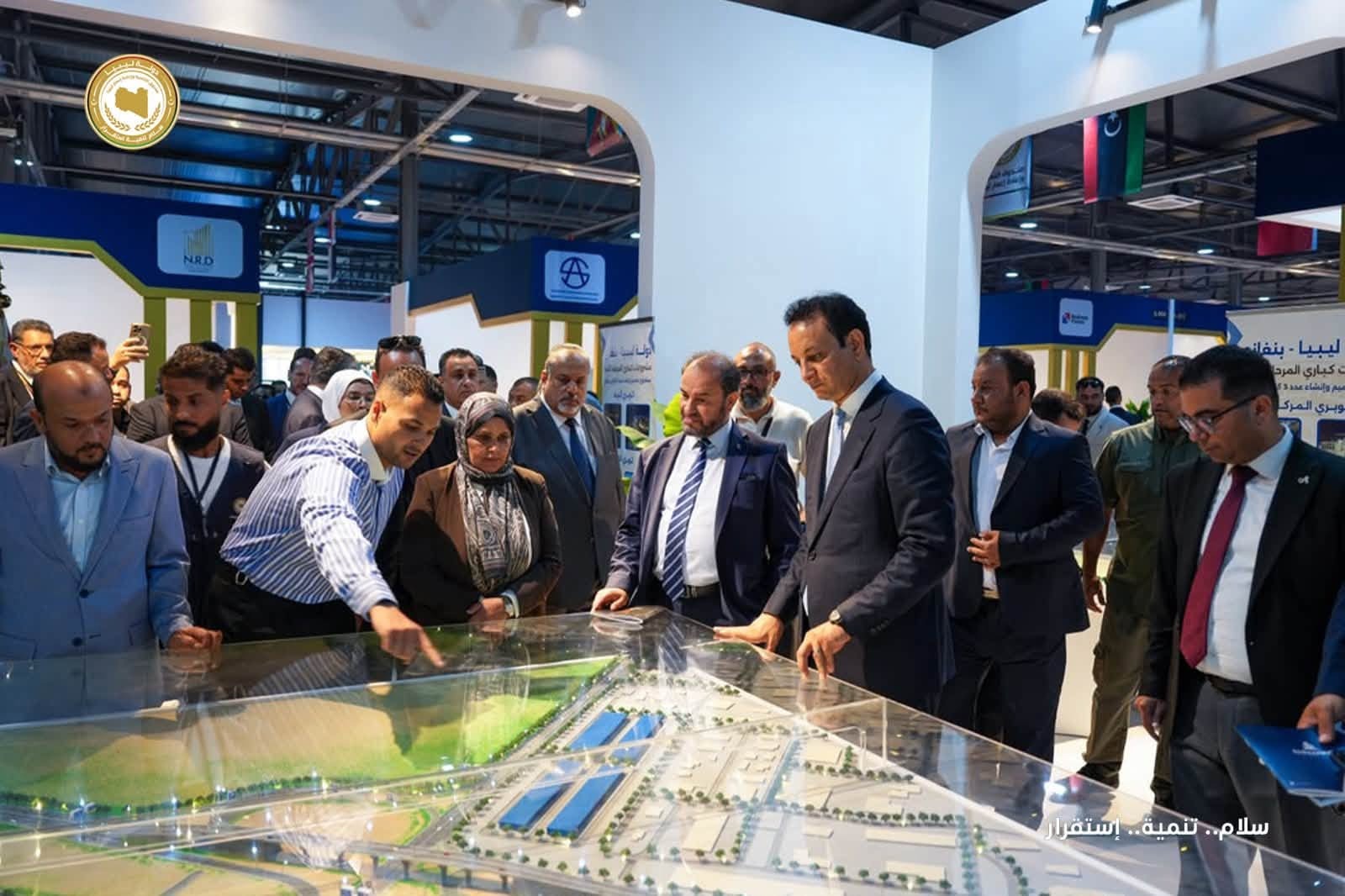مدير صندوق الإعمار يدشن المعرض الدولي للمبادرة العالمية للتخطيط الحضري ببنغازي