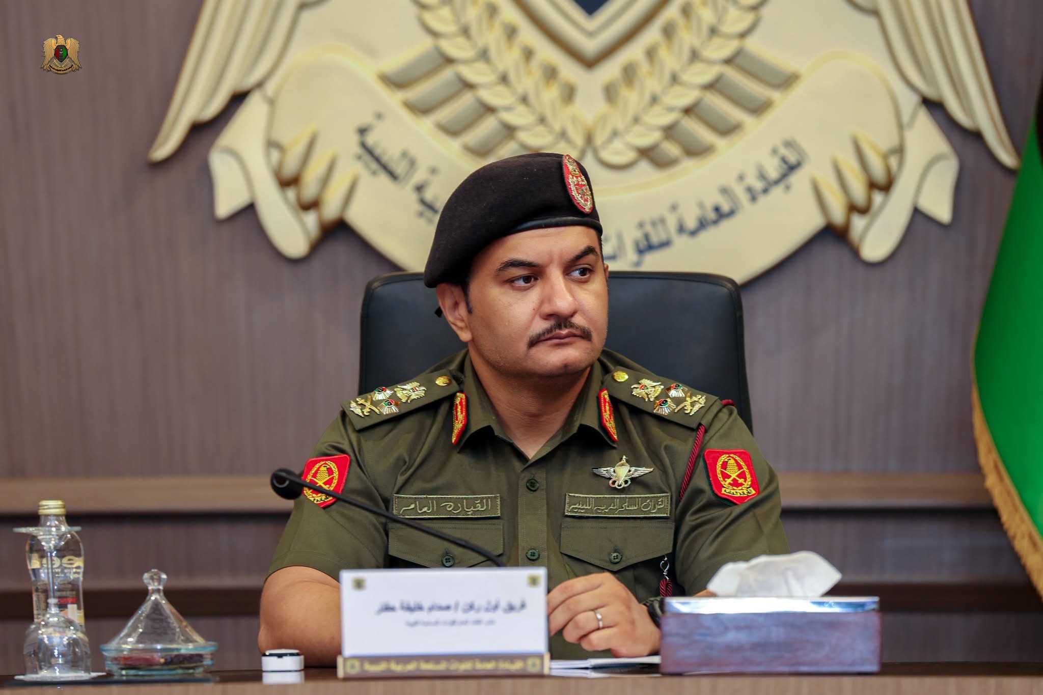 نائب القائد العام للقوات المسلحة الفريق أول ركن صدام حفتر يستنكر الهجمات الحوثية على السعودية