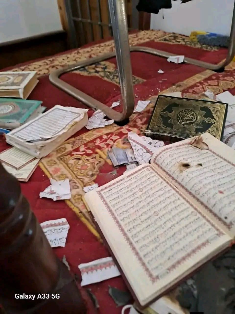 اعتداء على مسجد الإمام القرطبي في منطقة باب الزيتون بطبرق