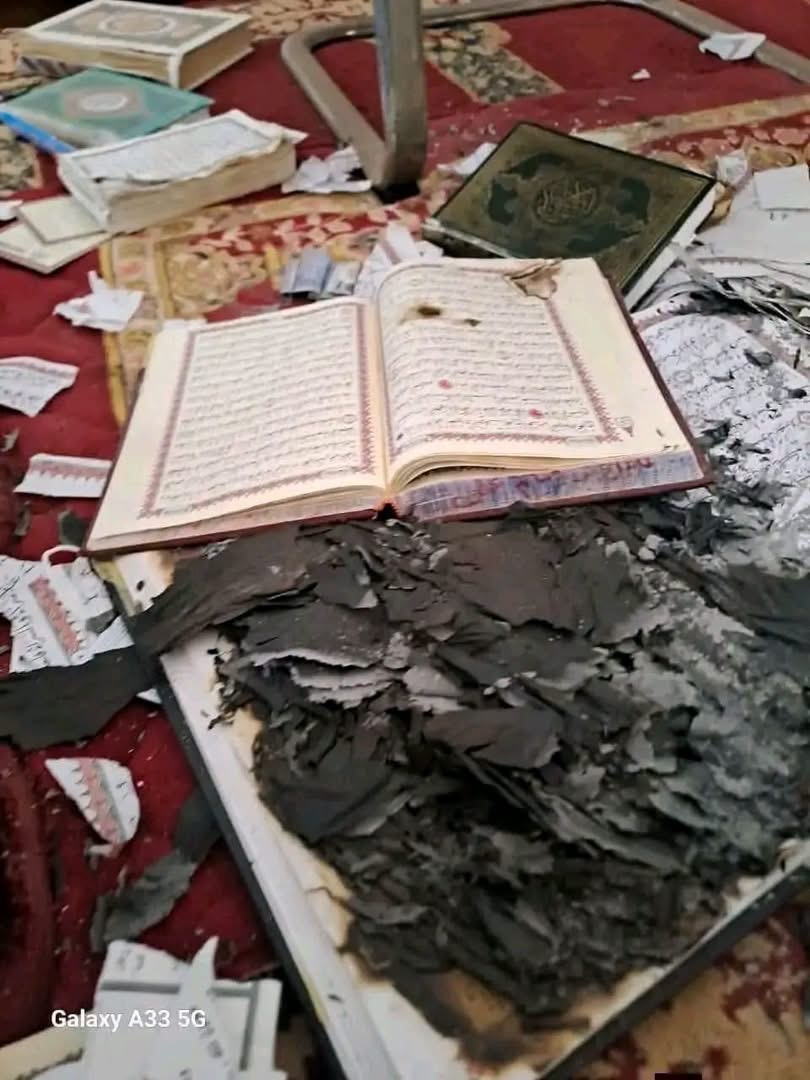 اعتداء على مسجد الإمام القرطبي في منطقة باب الزيتون بطبرق