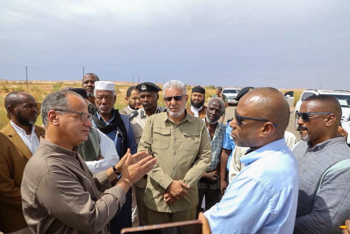 لجنة أزمة الجنوب تواصل جولتها الميدانية بزيارة بلدية غات