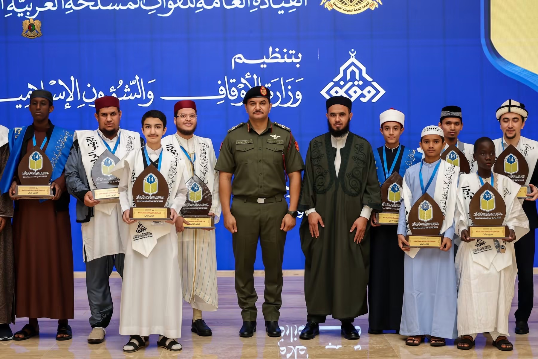 نائب القائد العام للقوات المسلحة الفريق أول ركن صدام حفتر يحضر ختام الدورة الرابعة عشرة من جائزة ليبيا الدولية لحفظ القرآن الكريم