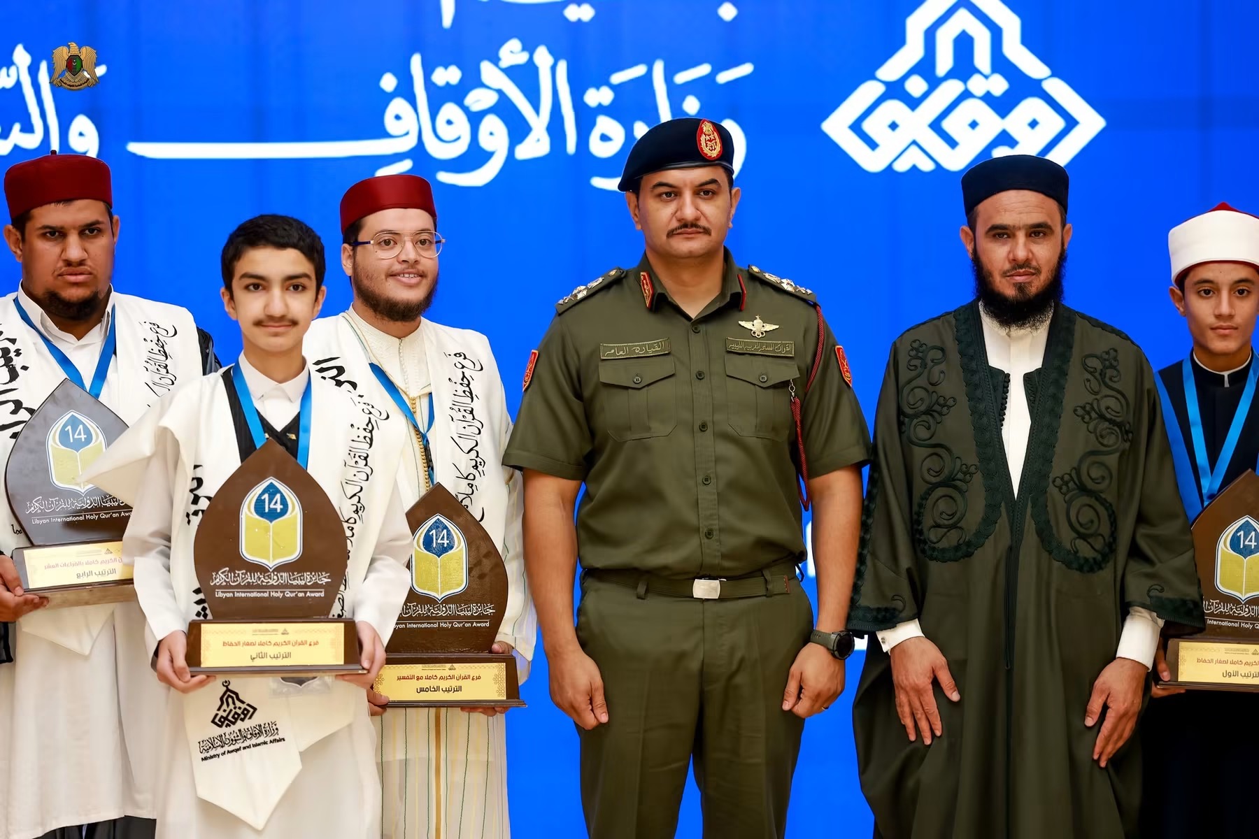 نائب القائد العام للقوات المسلحة الفريق أول ركن صدام حفتر يحضر ختام الدورة الرابعة عشرة من جائزة ليبيا الدولية لحفظ القرآن الكريم