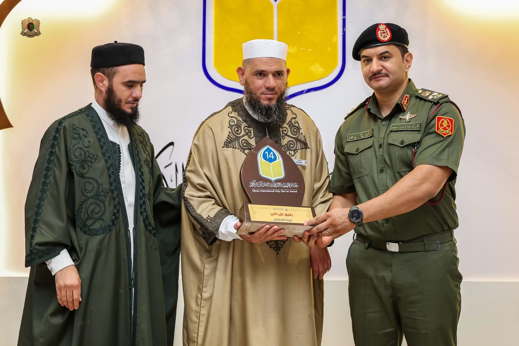 نائب القائد العام للقوات المسلحة الفريق أول ركن صدام حفتر يحضر ختام الدورة الرابعة عشرة من جائزة ليبيا الدولية لحفظ القرآن الكريم