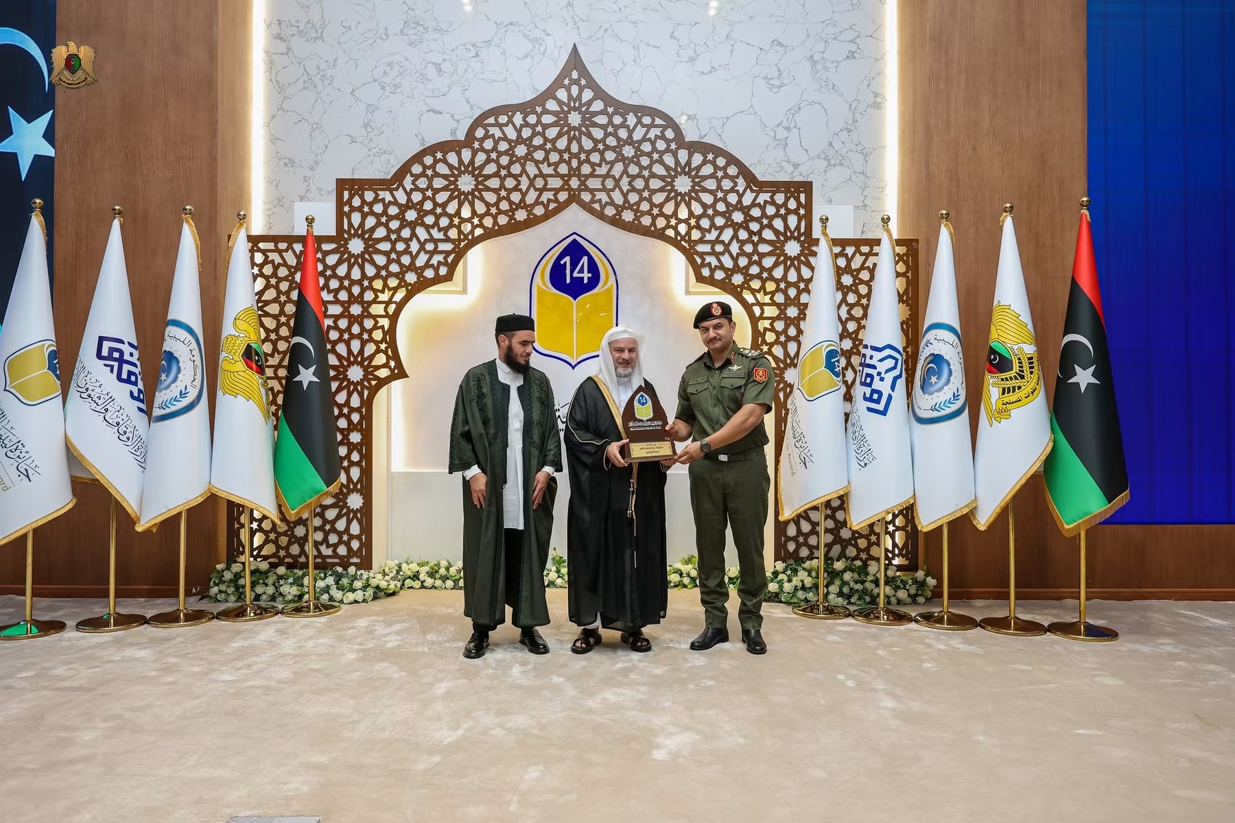نائب القائد العام للقوات المسلحة الفريق أول ركن صدام حفتر يحضر ختام الدورة الرابعة عشرة من جائزة ليبيا الدولية لحفظ القرآن الكريم