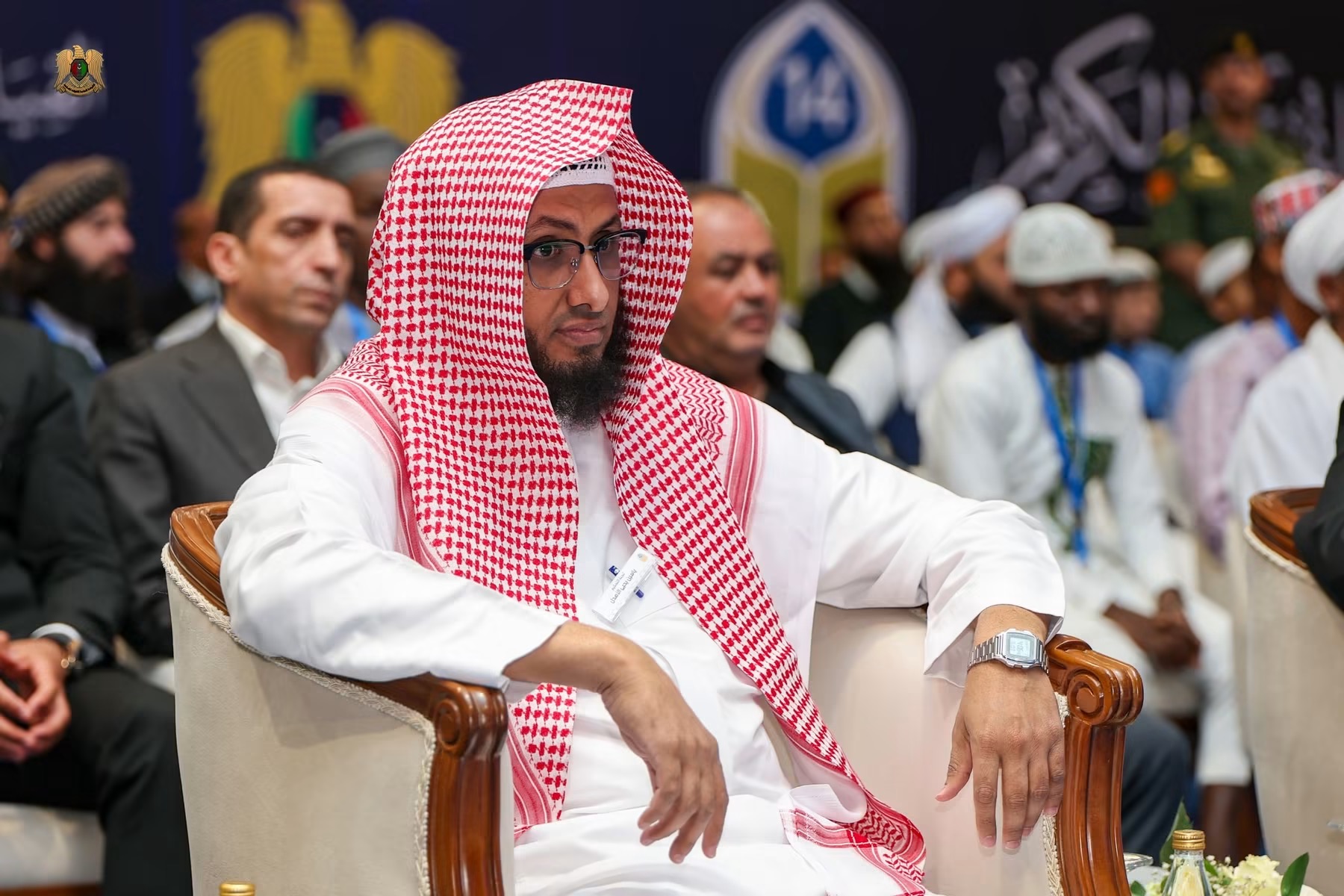 نائب القائد العام للقوات المسلحة الفريق أول ركن صدام حفتر يحضر ختام الدورة الرابعة عشرة من جائزة ليبيا الدولية لحفظ القرآن الكريم
