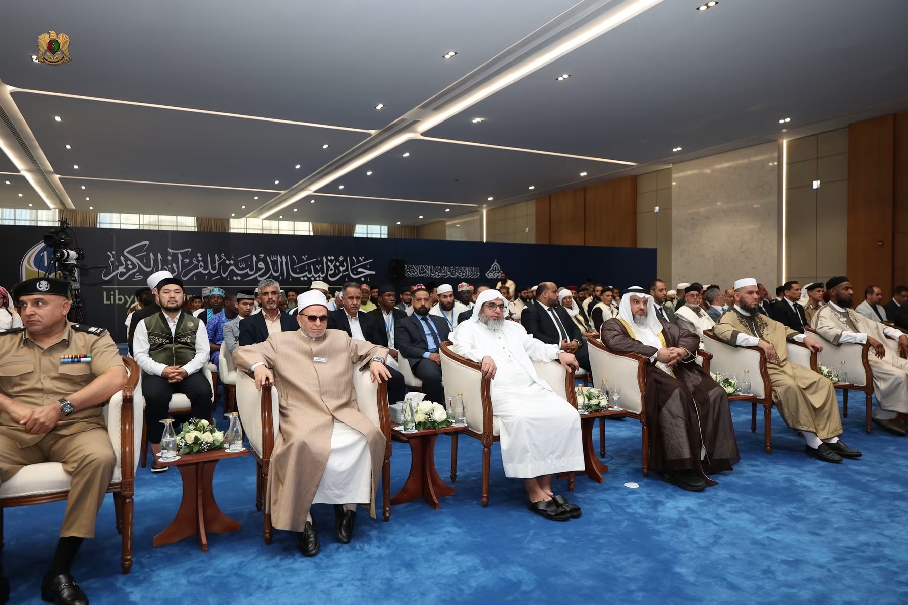 نائب القائد العام للقوات المسلحة الفريق أول ركن صدام حفتر يحضر ختام الدورة الرابعة عشرة من جائزة ليبيا الدولية لحفظ القرآن الكريم