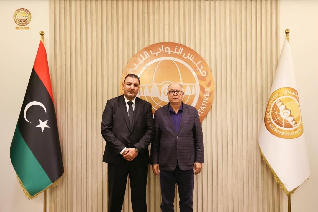 رئيس مجلس النواب يلتقي مع رئيس مجلس إدارة المنظمة التنسيقية لانتخابات ليبيا البرلمانية