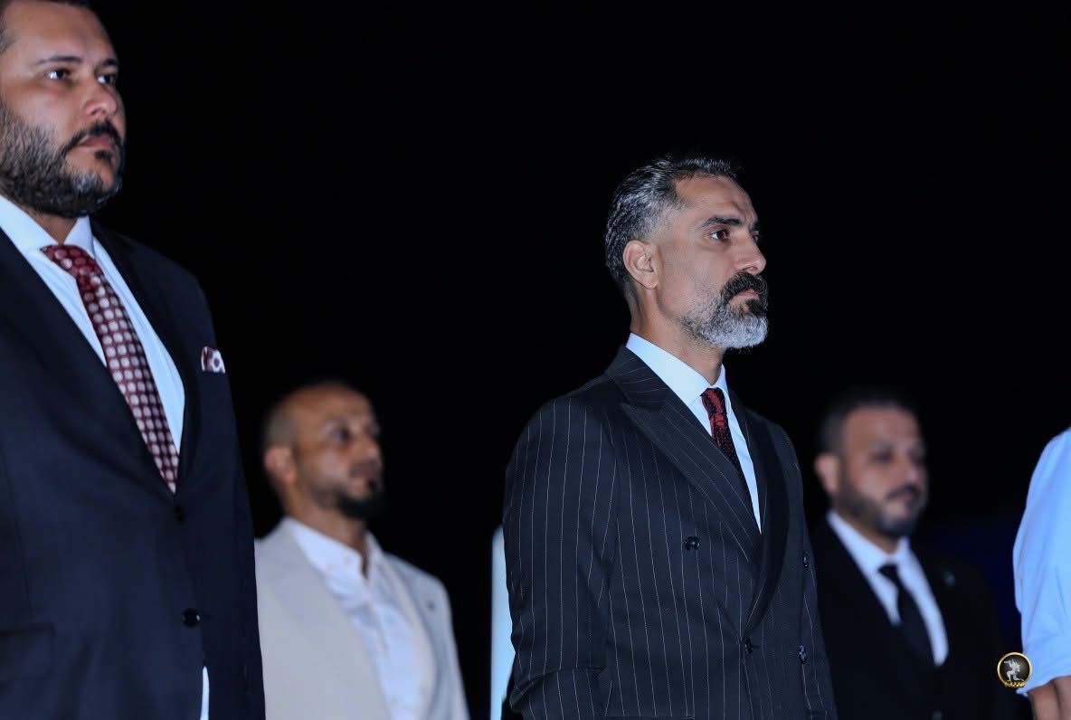 رئيس الأركان العامة للقوات المسلحة  الفريق أول ركن خالد حفتر يشارك في إطلاق مجموعة أوزون للاتصالات والتقنية بمدينة بنغازي