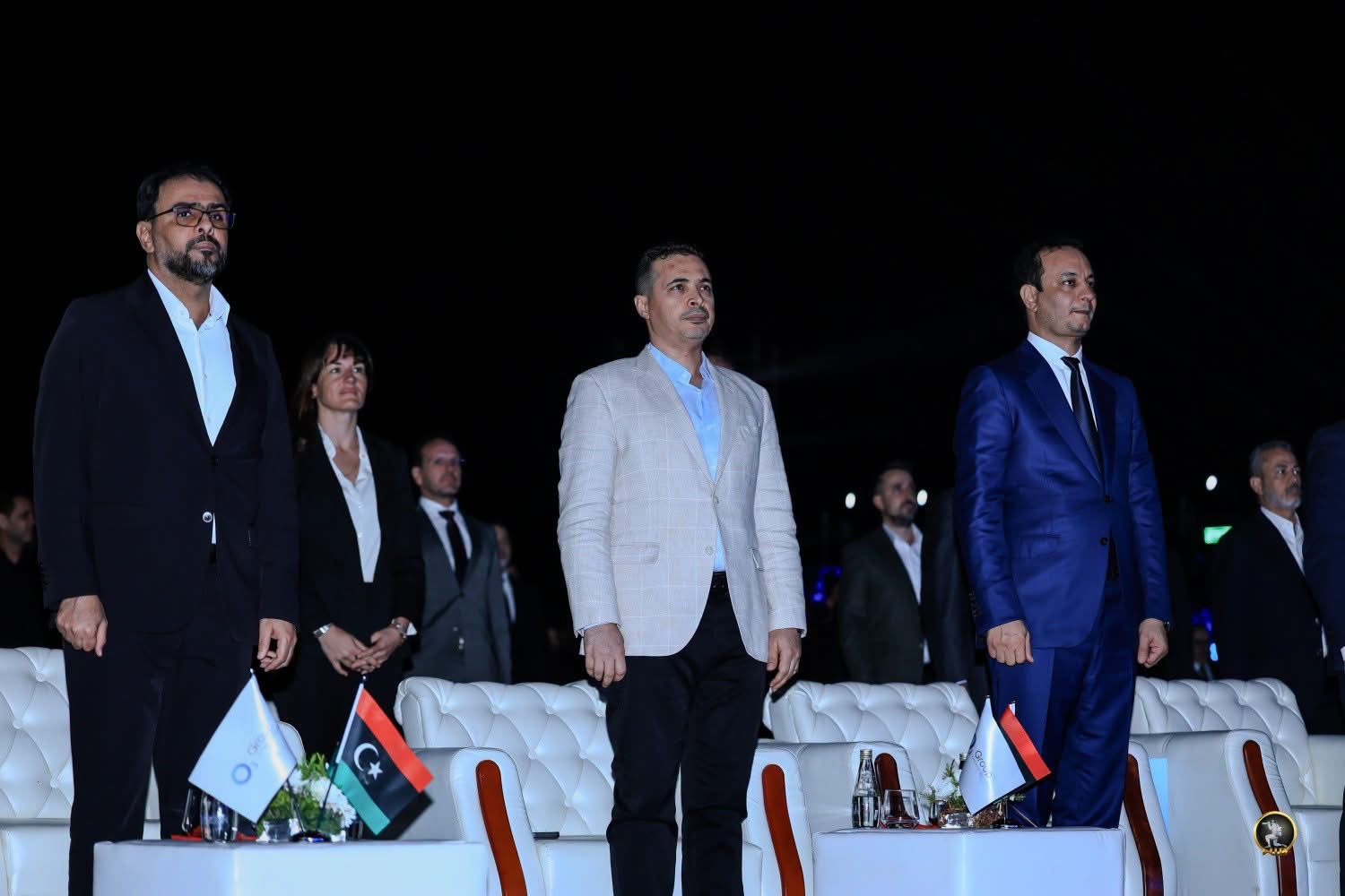 رئيس الأركان العامة للقوات المسلحة  الفريق أول ركن خالد حفتر يشارك في إطلاق مجموعة أوزون للاتصالات والتقنية بمدينة بنغازي
