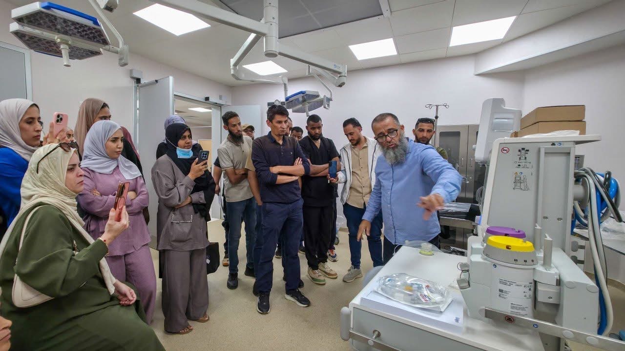 مستشفى الجلاء ببنغازي يرفع كفاءة أطقم التخدير والإنعاش بورشة عمل تدريبية